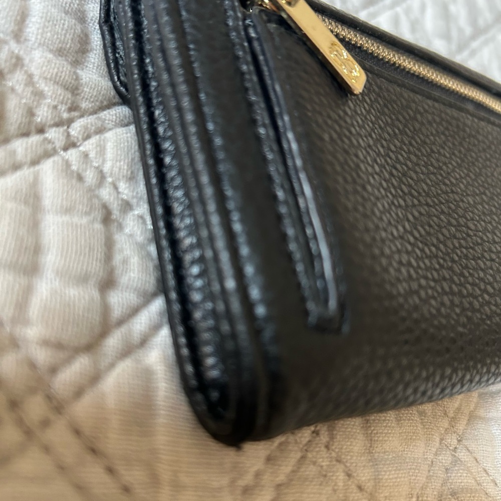 Bandolino Black Wallet with Gold Button - Picture 10 of 13